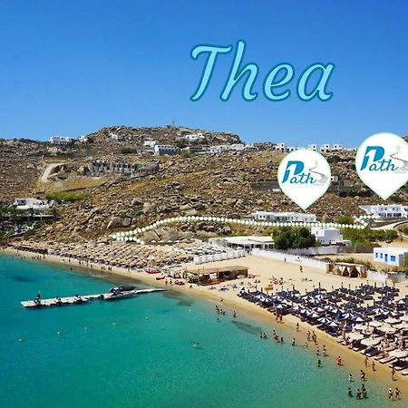 1Path Thea Mykonos Super Paradise Beach House Mykonos Town Exteriör bild